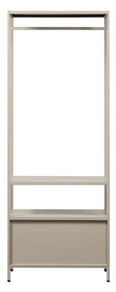 Armadio beige in metallo a giorno 70x185x54 cm Ferris – WOOOD