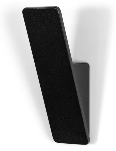 Gancio da parete nero in acciaio Angle – Spinder Design