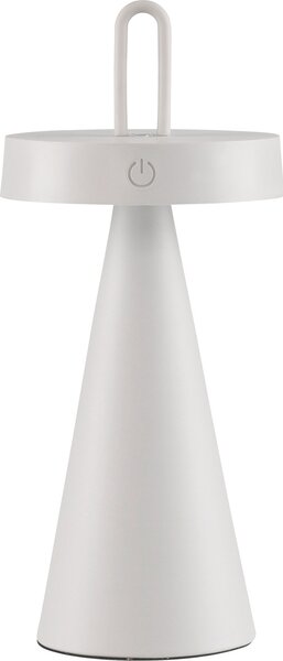 Lampada da tavolo a LED - H 28,9 cm - bianco - plastica - silicone - dimmerabile