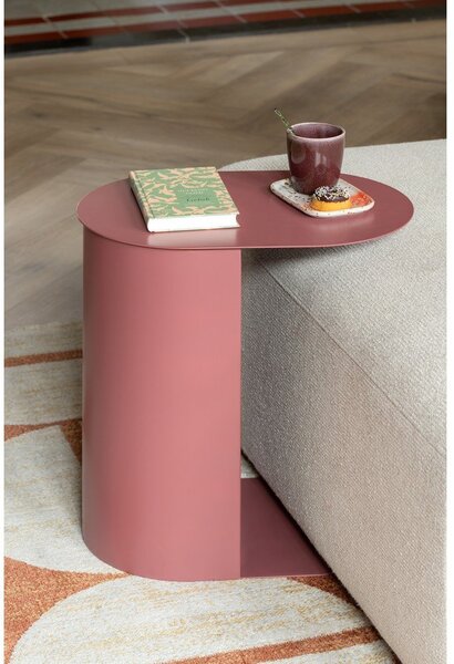 Set di tavolini in metallo 2 pz 30x45 cm Riqueza Oval – Leitmotiv