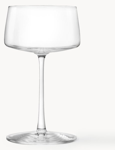 Set di 6 coppe da champagne in cristallo Power