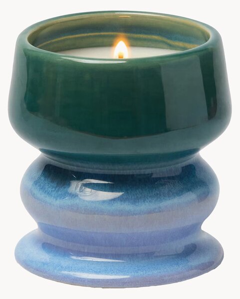 Candela profumata in ceramica Melt Ombre (aria fresca & sale marino)