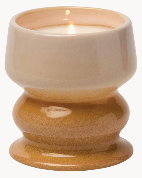 Candela profumata in ceramica Melt Ombre (pistacchio affumicato)