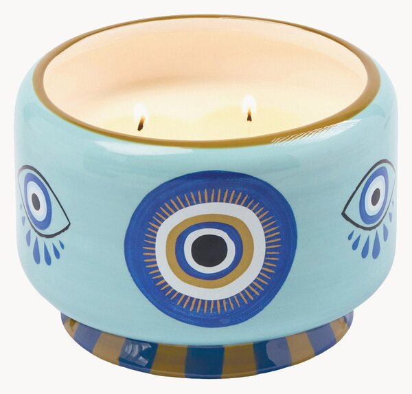Candela profumata in ceramica Eye (incenso, fumo)