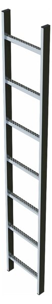 Scala a pioli in acciaio inox con 6 pioli 47343