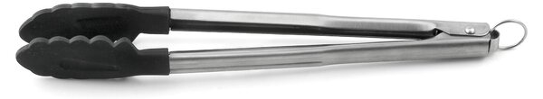Pinza universale, acciaio inossidabile, manico in silicone, 24 cm, adatta al lavaggio in lavastoviglie