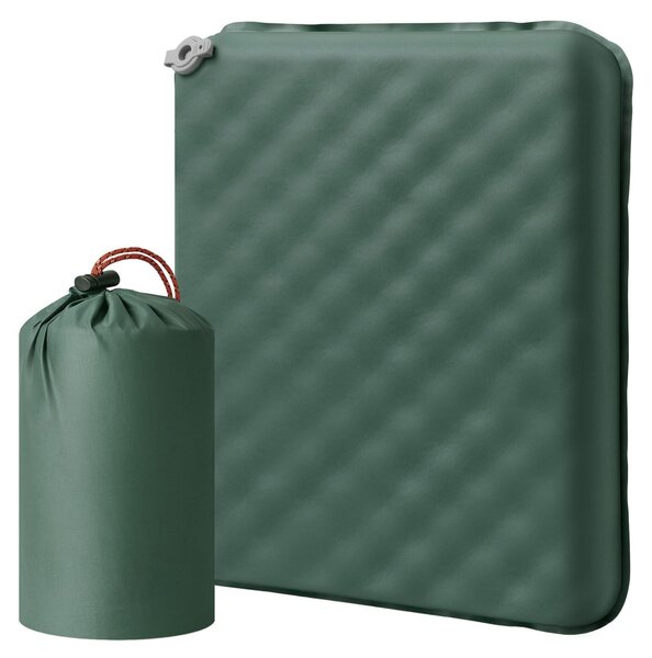 Omgoods - Cuscino gonfiabile per seduta da esterno, dimensioni 41x32x4 cm