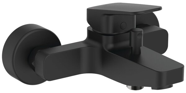 Ideal Standard Ceraplan, miscelatore per vasca da bagno da esterno, proiezione 115-120 mm BD256XG Nero (Silk Black)