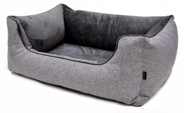 Cuccia per cani Lebon Louis PLUS - Argento - 80 x 60 cm