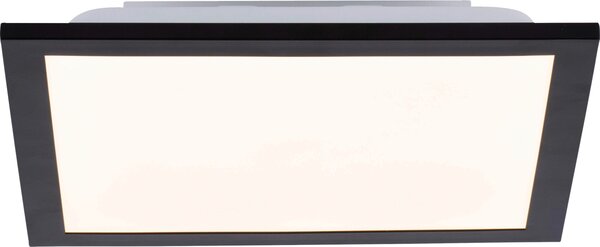 Plafoniera LED, alluminio, nero, L 29,5 cm