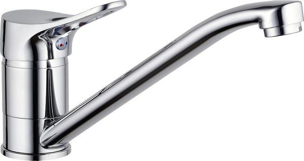 Eisl NI182VECR Miscelatore per lavello Verona, miscelatore da cucina, miscelatore monocomando girevole, cromo