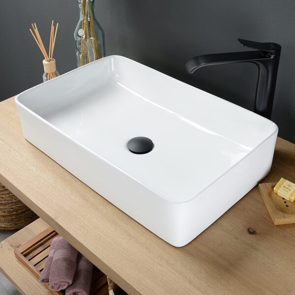 Lavabo in Vetroceramica da 60 cm - Design moderno