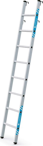 Scala a pioli per scaffali Zarges Stella LH con 8 gradini