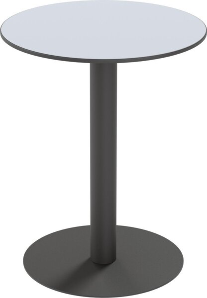 Tavolino da bistrot Cross TRCROS60M.02 rotondo 60x75 cm grigio