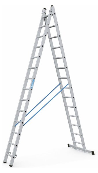 Scala combinata Zarges Combimaster DX con 2x14 pioli