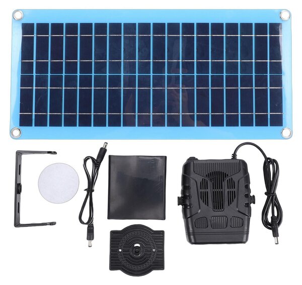 Riscaldamento solare, 30 W, portatile, funzionamento in auto, con protezione contro il surriscaldamento per asciugare, riscaldare, cuccia per animali domestici, attrezzatura per vento caldo