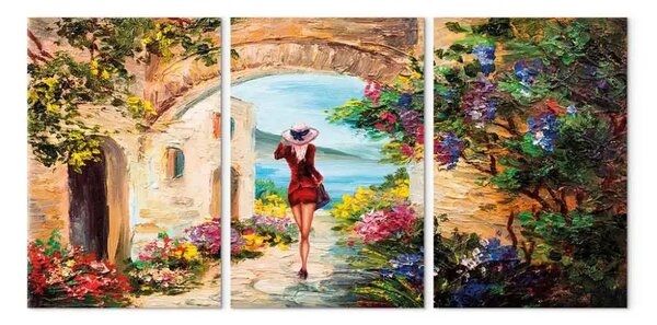 Quadro su tela Vacanze italiane
