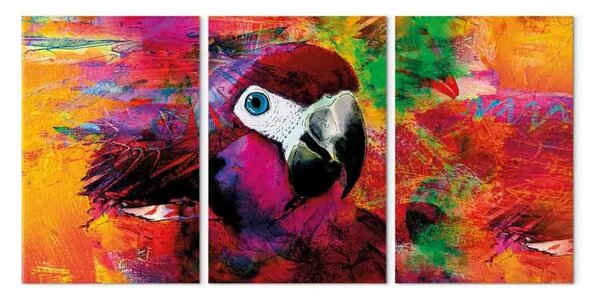 Quadro su tela Una giungla di colori