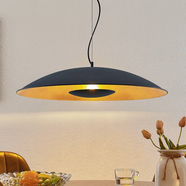 Lampada a sospensione Narisara Lindby, dimmerabile, Nero, Soggiorno / Sala da pranzo, Metallo, Moderno, Lampada a sospensione