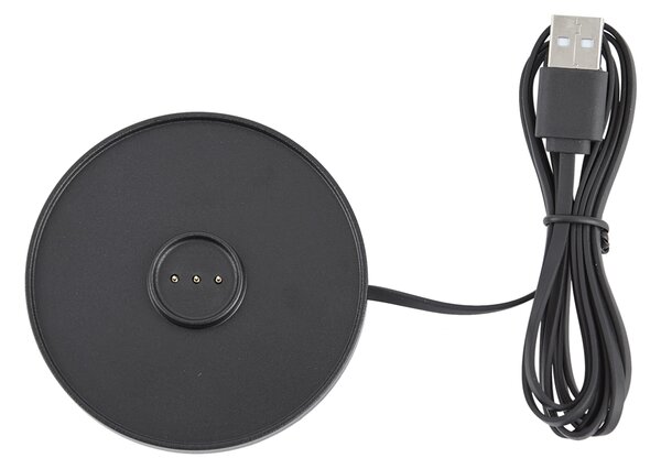 Lampada da tavolo nera con LED ricaricabile con stazione di ricarica IP65 - Raika