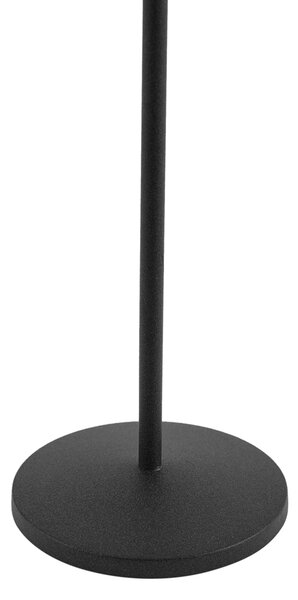 Lampada da tavolo nera con LED ricaricabile con stazione di ricarica IP65 - Raika