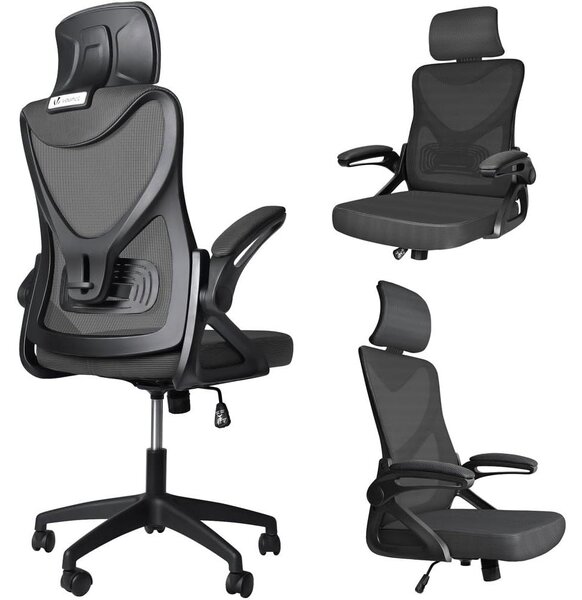Sedia da ufficio ergonomica con supporto lombare regolabile