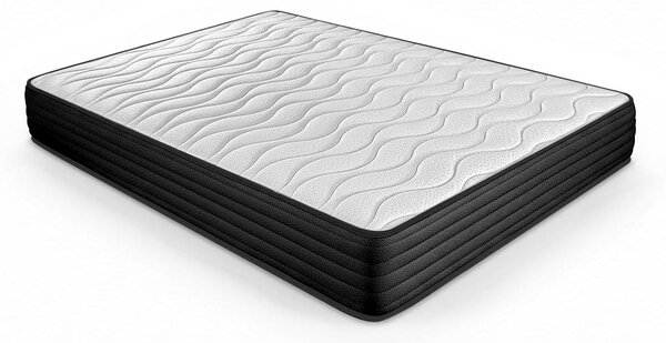 Materasso a molle insacchettate viscoelastico, 80 x 190 cm, bifacciale