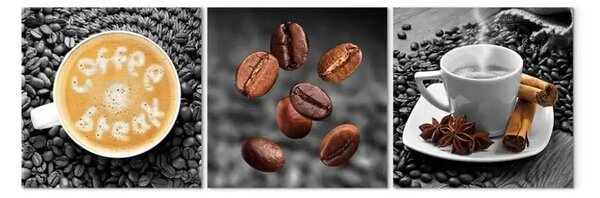 Quadro moderno Caffè aromatico (3 pezzi)