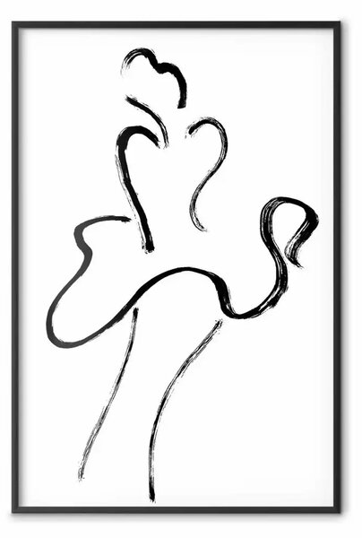 Poster: Marilyn - disegno di figura femminile che balla