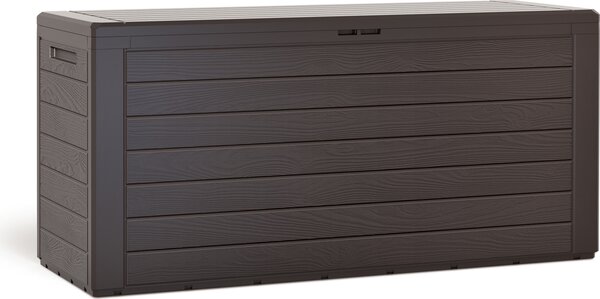 Woody 120 cm scatola per cuscini 120x45x60 cm, marrone