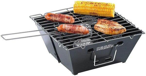 Barbecue pieghevole piatto a carbone