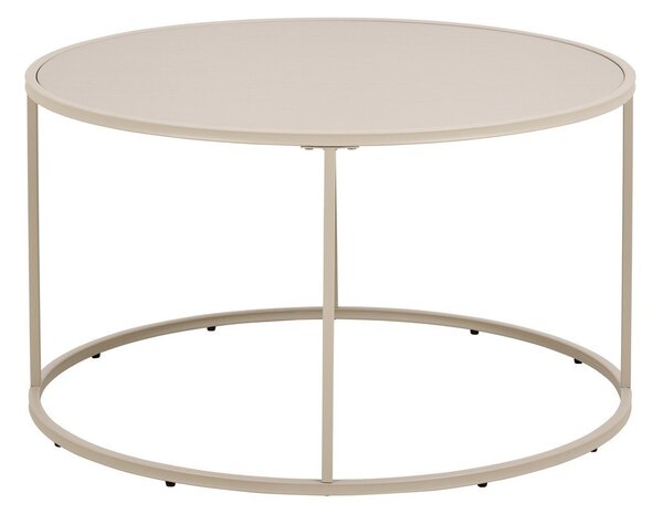 Tavolino da salotto rotondo grigio in acciaio ø 80 cm Seaford – Actona