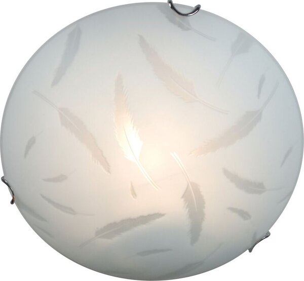 Mezzo plafoniera E27 Ø30cm bianco
