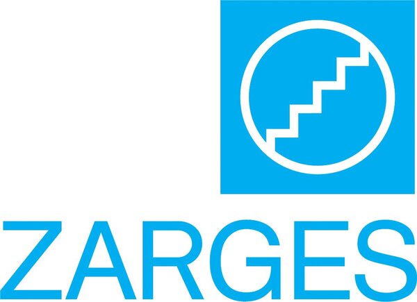 Scala da tetto Zarges a 15 pioli, grigio antracite