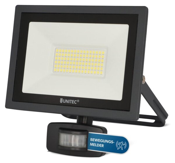 Unitec Proiettore LED per esterni antracite IP44 35W 4250lm luce diurna 6500K rilevatore di movimento