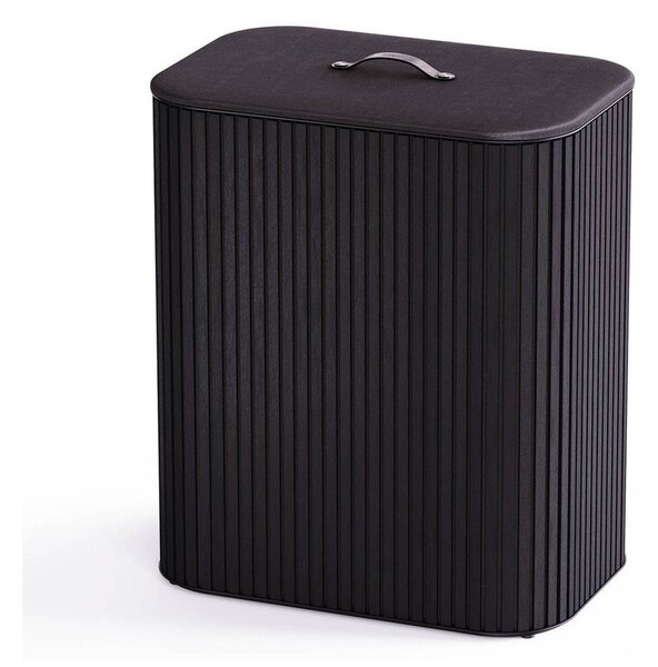 Cesta per il bucato nera in bambù 2x45 l Tota Luxe – Joseph Joseph