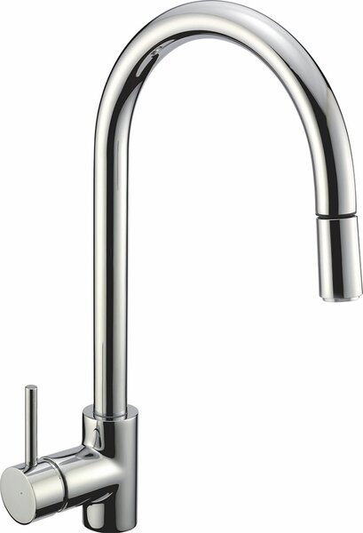 Apell Rubinetto Cucina Miscelatore Lavello con Doccetta Estraibile Monocomando Lavello colore Cromo - APL7790DCCR