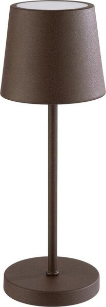 APS 17028 MERLE MINI Lampada da tavolo USB-C wireless, temperatura colore e luminosità regolabili, resistente agli spruzzi IP 54, inclusa docking station e telecomando