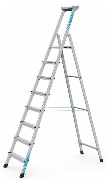 Scala a pioli rivettata Zarges, anodizzata XLstep S, 8 gradini