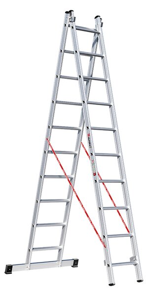 Euroline Premium 306 Scala multiuso con 2x10 pioli