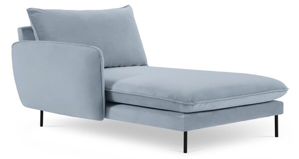 Poltrona in velluto azzurro (angolo sinistro) Vienna - Cosmopolitan Design