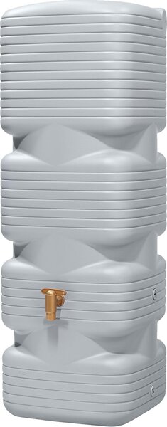 4rain QUADRO serbatoio da parete 170 litri grigio cemento
