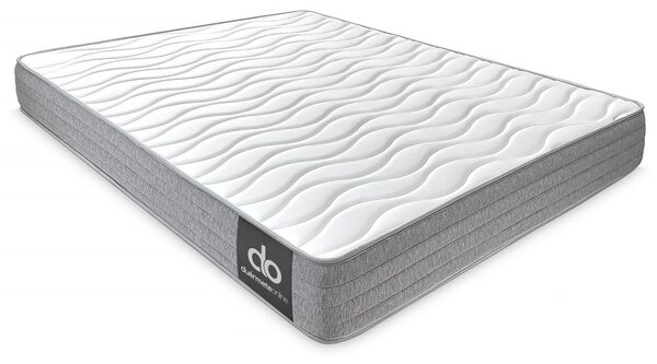 Materasso viscoelastico 90 x 180 cm con fodera in tessuto adatta alle stagioni invernali ed estive