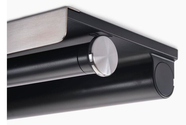 Portarotolo da cucina da parete da parete argentato in plastica RollGrip – Joseph Joseph