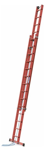 Scala a fune interamente in plastica Zarges Skyline EFA 2E con 2x14 pioli