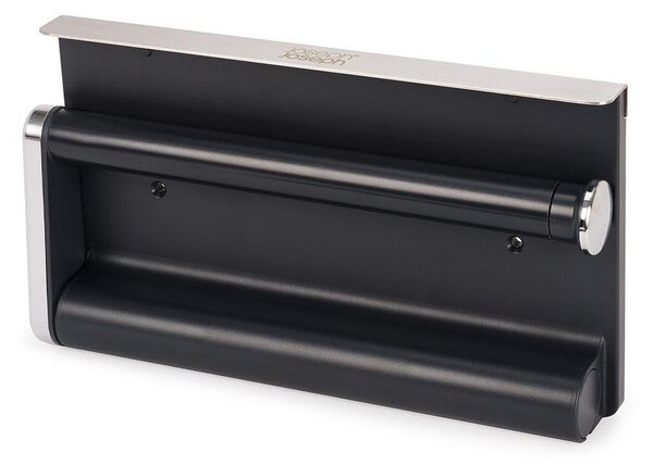Portarotolo da cucina da parete da parete argentato in plastica RollGrip – Joseph Joseph