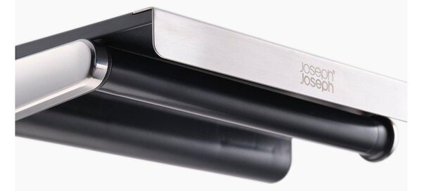 Portarotolo da cucina da parete da parete argentato in plastica RollGrip – Joseph Joseph