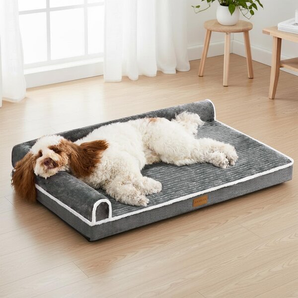 Letto ortopedico extra grande per cani - Impermeabile e confortevole - A forma di L