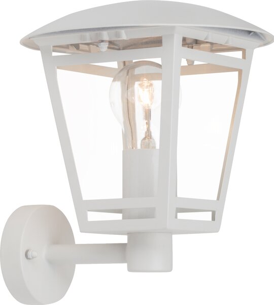 BRILLANTE applique da esterno Riley | luce decorativa da esterno | bianco | IP44 | 1x E27 max. 40 W