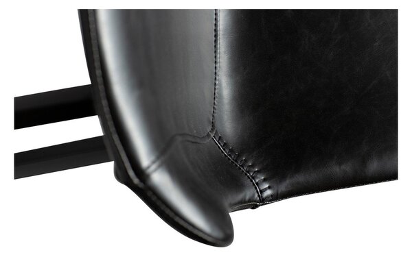 Sedia da bar in similpelle nera DAN-FORM Danimarca , altezza 91 cm Hype - DAN-FORM Denmark